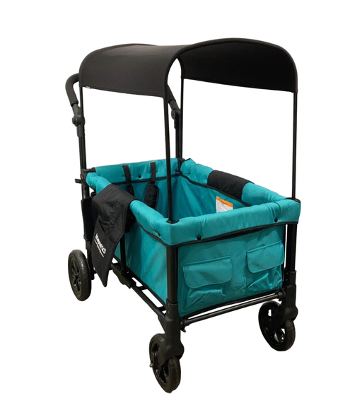 used Wonderfold W1 Original Stroller Wagon, 2021, Teal Green