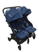 used Mompush Lithe Double Stroller, Navy, 2022