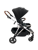 secondhand Mockingbird Single to Double Stroller, 2022, Silver with Penny Leather, Windowpane, Black 