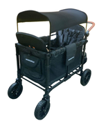 used Wonderfold W4 Luxe Quad Stroller Wagon, Volcanic Black, 2023