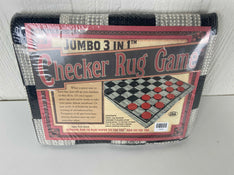 used Jumbo 3-in-1 Checker Rug Game