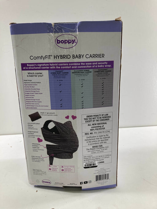 secondhand Boppy ComfyFit Carrier, Heathered Grey