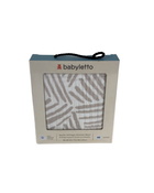 used Babyletto All-Stages Bassinet Sheet, Oat Stripe