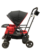 secondhand Joovy Caboose Sit And Stand Tandem Double Stroller, 2022, Red