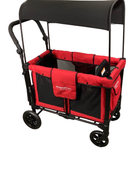 used Wonderfold W2 Original Multifunctional Double Stroller Wagon, 2021, Red