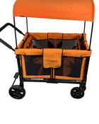 secondhand Wonderfold W4 Multifunctional Quad Stroller Wagon, 2021, Sunset Orange