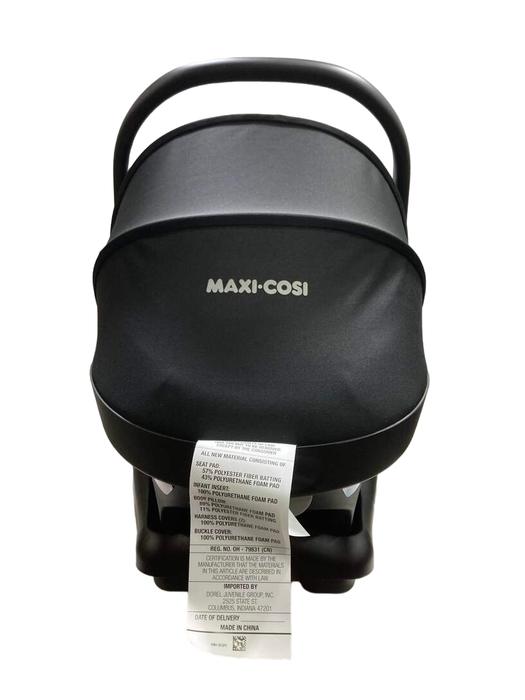 used Maxi-Cosi Gia XP 3-Wheel Travel System with Mico Luxe Car Seat, Midnight Black, 2023