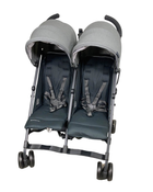 secondhand UPPAbaby G-Link V2 Double Stroller, 2022, Greyson (Charcoal Melange)