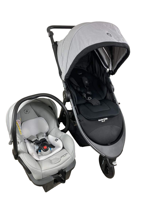 used Maxi-Cosi Gia XP 3-Wheel Travel System, Midnight Moon, 2022