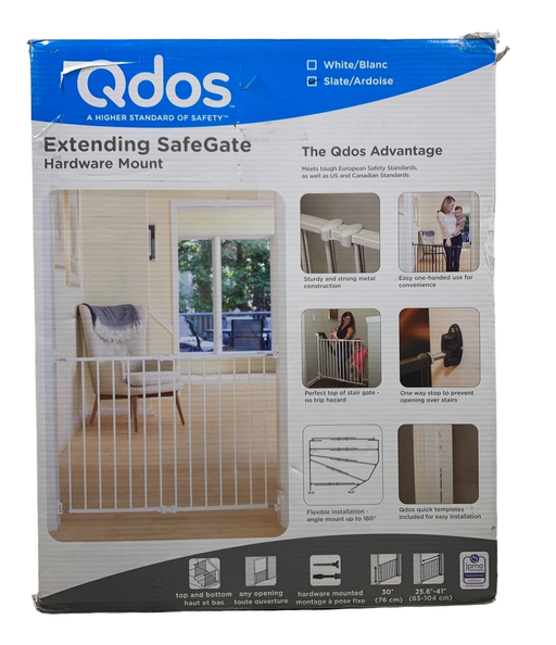 used Qdos Extending SafeGate Hardware Mount, Slate