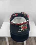 used Cybex PRIAM Lux Carry Cot, Spring Blossom Dark