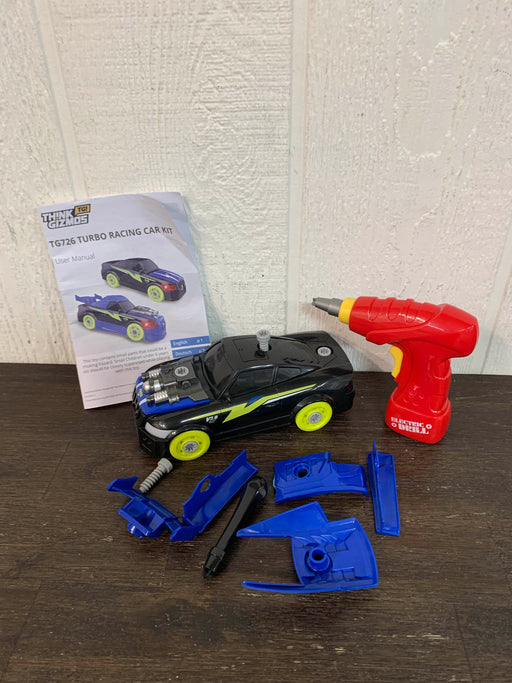 used Think Gizmos Take Apart Toy Turbo Racing Car