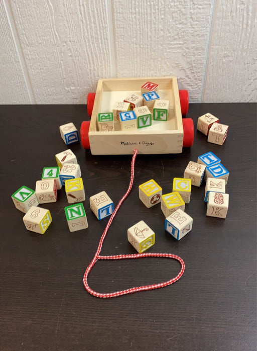 secondhand Melissa & Doug Wooden ABC-123 Blocks