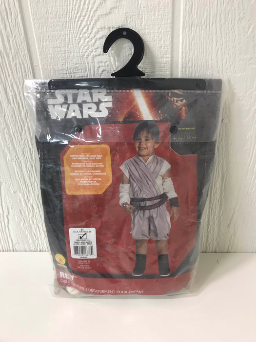 used Rubie’s Pretend Play Star Wars Rey Costume, 2T