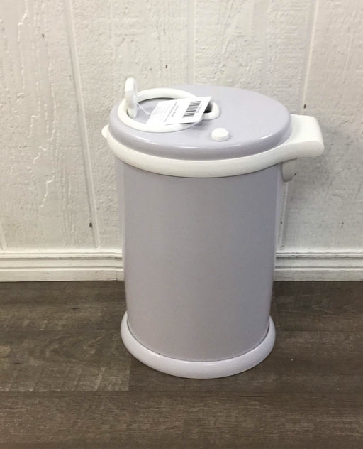 secondhand Ubbi Diaper Pail, Grey