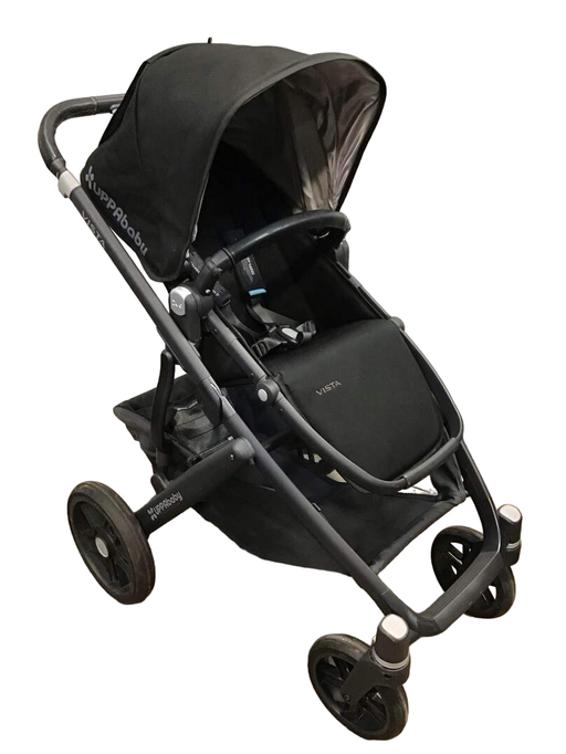 secondhand UPPAbaby VISTA Stroller, Jake (Black), 2019