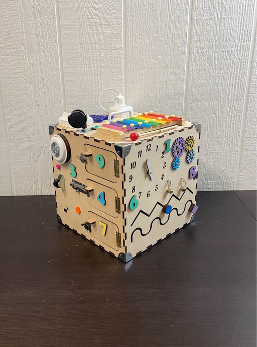 used Wooden Activity Cube