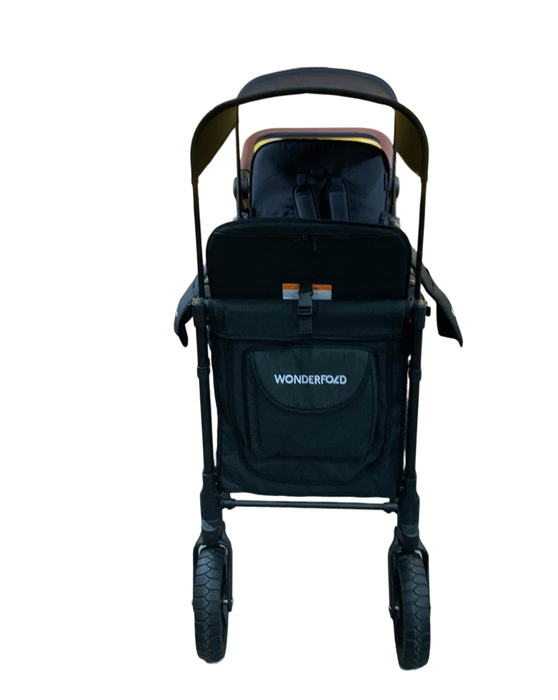 secondhand Wonderfold W2 Luxe Multifunctional Double Stroller Wagon, 2023, Charcoal Black