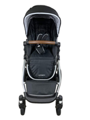 secondhand Mockingbird Single to Double Stroller, 2022, Silver with Penny Leather, Watercolor Drops, Black