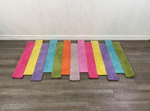 used nuLoom Pantone Colorful Stripes Kids Area Rug