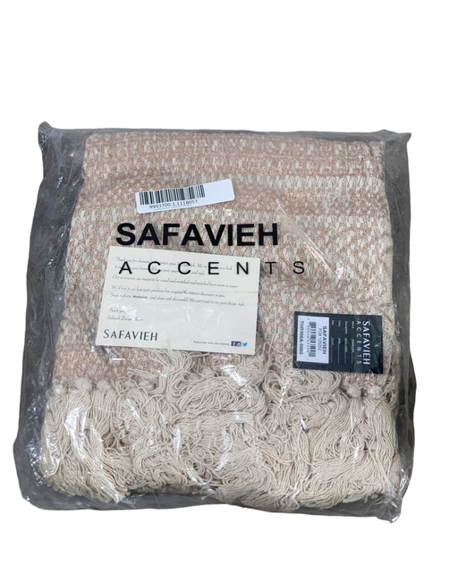 used Safavieh Capra Cotton Accent Throw Blanket