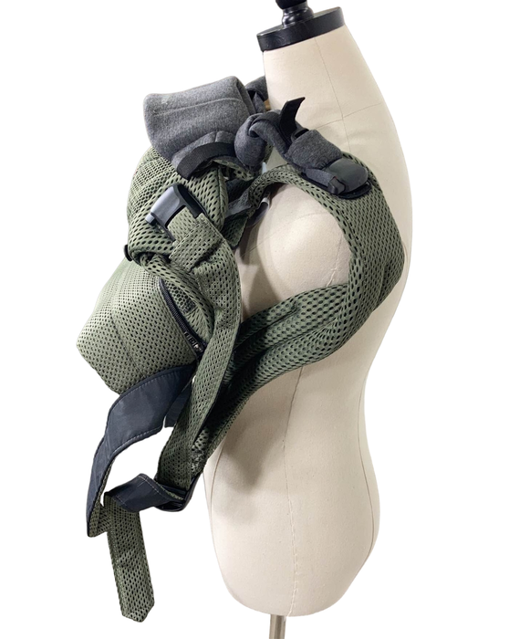 secondhand BabyBjorn Baby Carrier Harmony, Dark Green