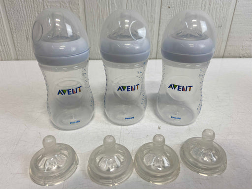 secondhand BUNDLE Baby Bottles, Avent 9oz with extra nipples