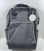 used Bananafish Mini Backpack Diaper Bag, Grey