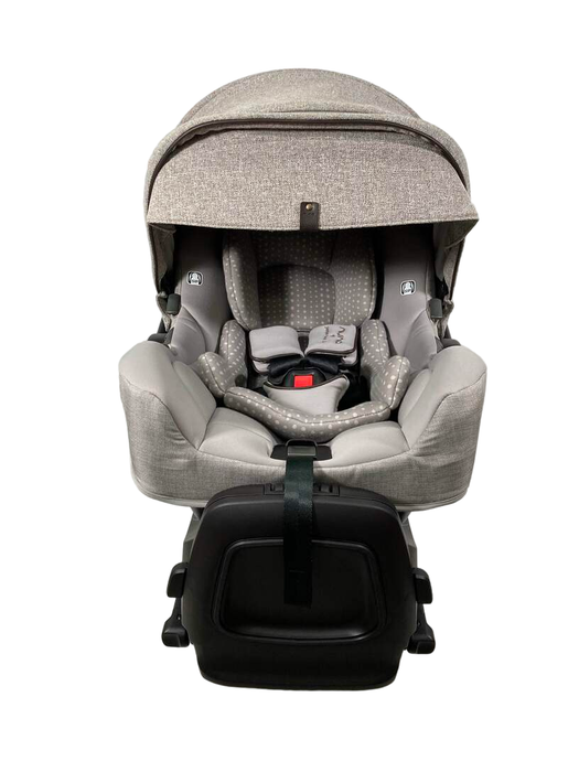 secondhand Nuna PIPA rx Infant Car Seat with RELX Base, Droplet Dot, 2023