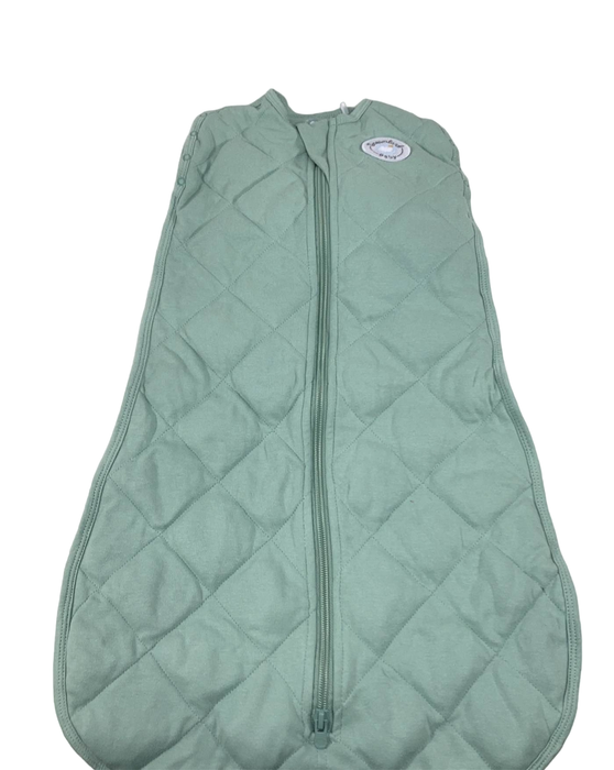 used Dreamland Weighted Swaddle, Sage Green, 0-6 months