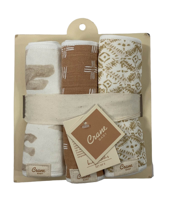 used Crane Cotton Muslin Burp Cloth Set