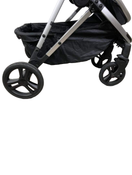 used Mockingbird Single Stroller, 2023, Black, Watercolor Drops, Silver With Penny Leather