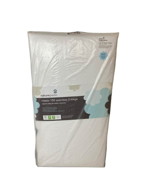 used Naturepedic Organic Lightweight Classic Crib 2-Stage Natural Mattress