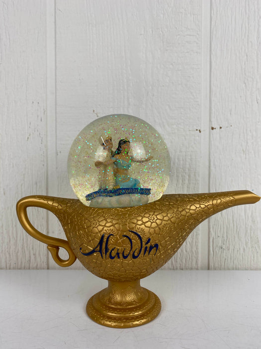 used Disney Aladdin Lamp Snow Globe