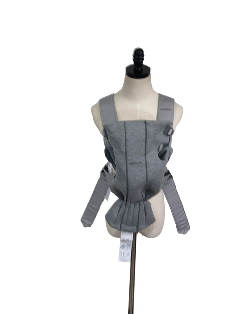 secondhand BabyBjorn Baby Carrier Mini, Light Gray 3D Jersey