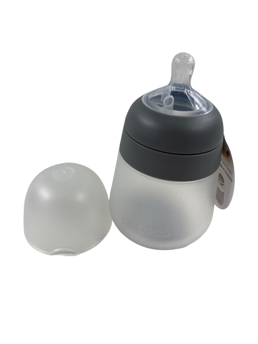 Nanobébé Flexy Silicone Baby Bottle, 9oz, Grey