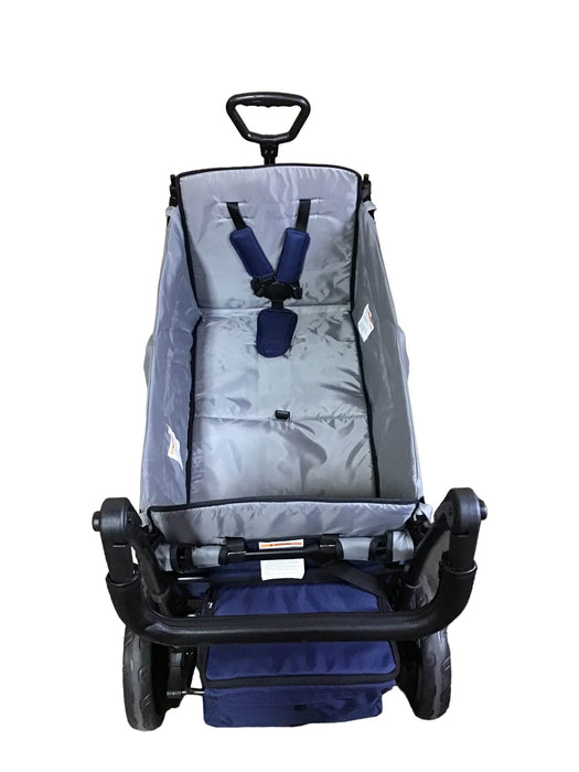 secondhand Wonderfold X2 Push + Pull Double Stroller Wagon, Navy, 2021