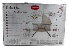 secondhand Tiny Love 2-in-1 Take Along Deluxe Bassinet, Boho Chic