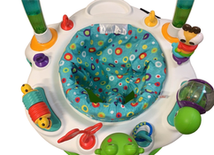 secondhand Bright Starts 2-in-1 Activity Gym And Saucer, Laugh & Lights