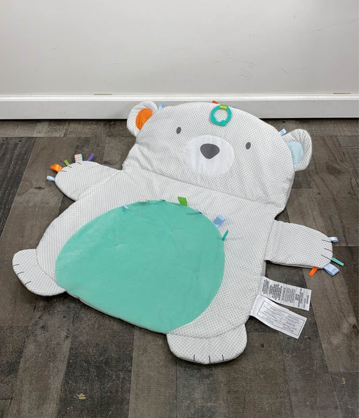 used Bright Starts Tummy Time Prop & Play Mat, Polar Bear