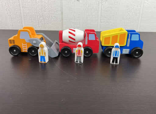 used Melissa & Doug Construction Vehicle Wooden Playset