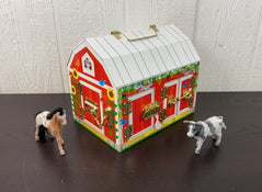 secondhand Melissa & Doug Wooden Latches Barn