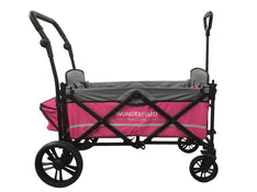 secondhand Wonderfold X2 Push + Pull Double Stroller Wagon, 2019, Pretty-n-Pink