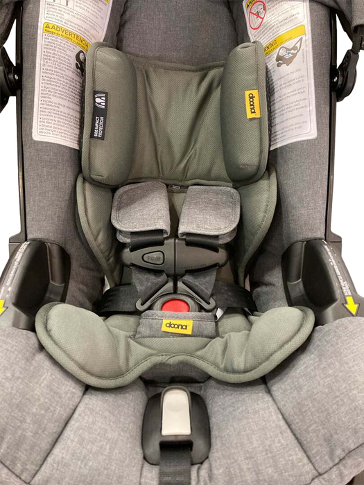 Doona Infant Car Seat & Stroller Combo, 2022, Grey Hound