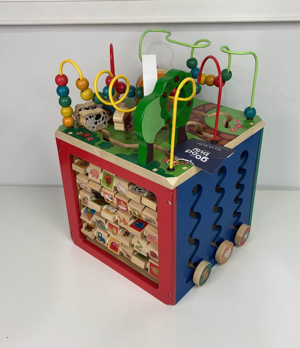 used Battat Wooden Activity Cube