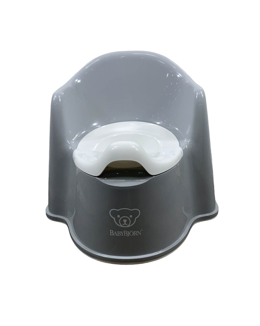 used BabyBjorn Potty Chair, Gray/White