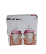 used Comotomo Bottles, 2 Pack, Pink, 8oz