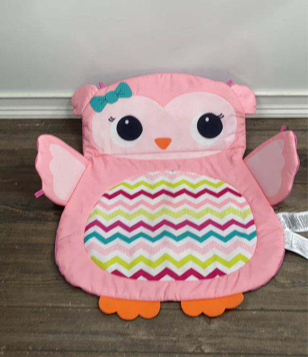 used Bright Starts Tummy Time Prop & Play Mat, Owl