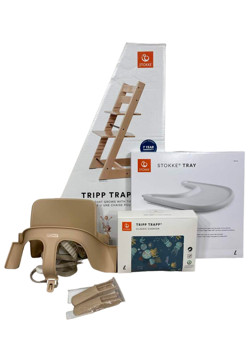 used Stokke Tripp Trapp Complete High Chair, Natural, Into The Deep