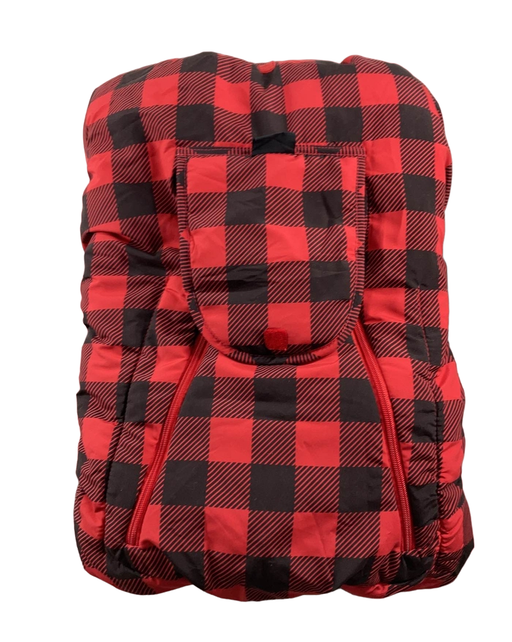 used Jolly Jumper Arctic Infant Carseat Cover, Red Checker